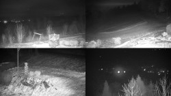 Sdružený snímek okolí chaty Myslivna