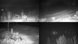 Sdružený snímek okolí chaty Myslivna