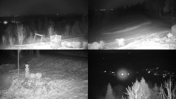 Sdružený snímek okolí chaty Myslivna