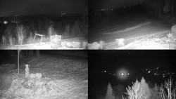 Sdružený snímek okolí chaty Myslivna