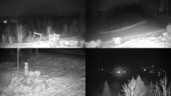 Sdružený snímek okolí chaty Myslivna