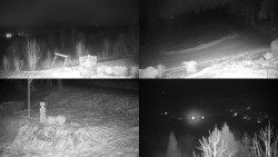 Sdružený snímek okolí chaty Myslivna