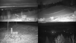 Sdružený snímek okolí chaty Myslivna