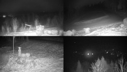 Sdružený snímek okolí chaty Myslivna