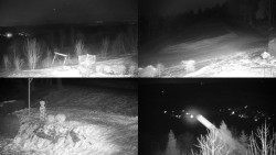 Sdružený snímek okolí chaty Myslivna