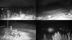 Sdružený snímek okolí chaty Myslivna