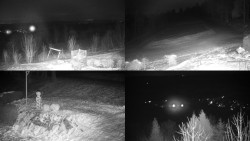 Sdružený snímek okolí chaty Myslivna