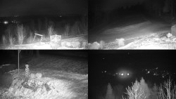 Sdružený snímek okolí chaty Myslivna