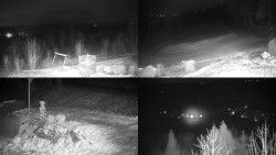 Sdružený snímek okolí chaty Myslivna