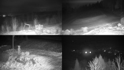 Sdružený snímek okolí chaty Myslivna