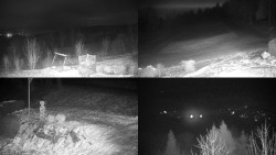 Sdružený snímek okolí chaty Myslivna