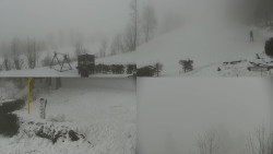 Sdružený snímek okolí chaty Myslivna