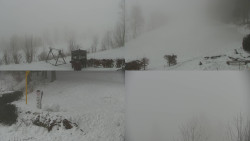 Sdružený snímek okolí chaty Myslivna