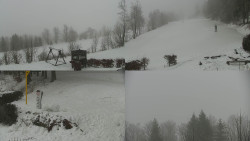 Sdružený snímek okolí chaty Myslivna