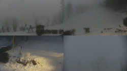 Sdružený snímek okolí chaty Myslivna