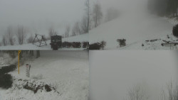 Sdružený snímek okolí chaty Myslivna