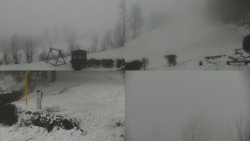 Sdružený snímek okolí chaty Myslivna