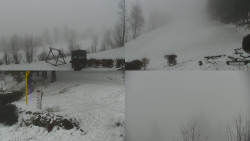 Sdružený snímek okolí chaty Myslivna