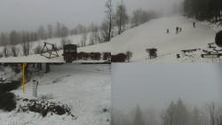 Sdružený snímek okolí chaty Myslivna