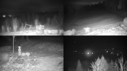 Sdružený snímek okolí chaty Myslivna