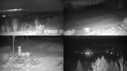 Sdružený snímek okolí chaty Myslivna