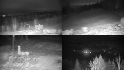 Sdružený snímek okolí chaty Myslivna