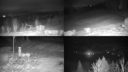 Sdružený snímek okolí chaty Myslivna