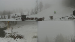 Sdružený snímek okolí chaty Myslivna