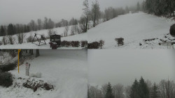 Sdružený snímek okolí chaty Myslivna