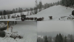 Sdružený snímek okolí chaty Myslivna