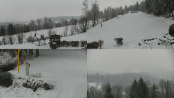 Sdružený snímek okolí chaty Myslivna