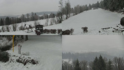 Sdružený snímek okolí chaty Myslivna