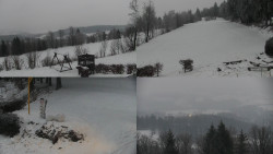 Sdružený snímek okolí chaty Myslivna