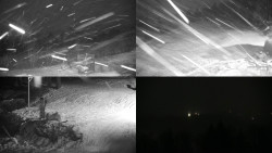 Sdružený snímek okolí chaty Myslivna