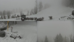 Sdružený snímek okolí chaty Myslivna