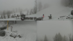 Sdružený snímek okolí chaty Myslivna