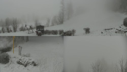 Sdružený snímek okolí chaty Myslivna