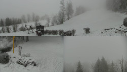 Sdružený snímek okolí chaty Myslivna