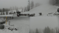 Sdružený snímek okolí chaty Myslivna