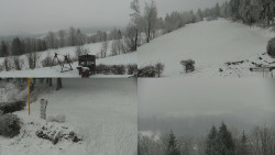 Sdružený snímek okolí chaty Myslivna