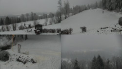 Sdružený snímek okolí chaty Myslivna