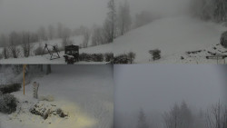 Sdružený snímek okolí chaty Myslivna