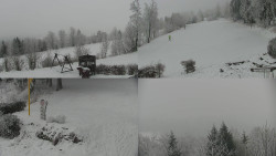 Sdružený snímek okolí chaty Myslivna