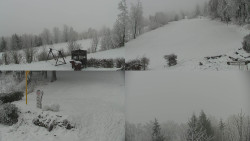 Sdružený snímek okolí chaty Myslivna