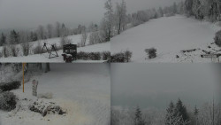 Sdružený snímek okolí chaty Myslivna