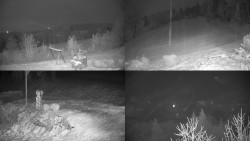 Sdružený snímek okolí chaty Myslivna