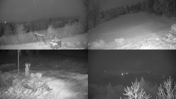 Sdružený snímek okolí chaty Myslivna