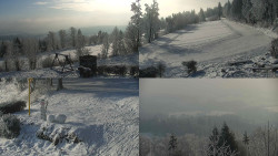 Sdružený snímek okolí chaty Myslivna