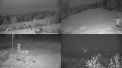 Sdružený snímek okolí chaty Myslivna