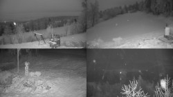 Sdružený snímek okolí chaty Myslivna